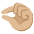 Pinching Hand Medium Light Skin Tone Emoji from Noto Emoji Set