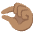Pinching Hand Medium Skin Tone Emoji from Noto Emoji Set