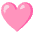Pink Heart Emoji from Noto Emoji Set