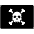 Pirate Flag High Contrast Emoji from Fluent Emoji High Contrast Set