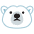 Polar Bear Emoji from Noto Emoji Set