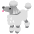 Poodle Emoji from Noto Emoji Set