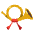 Postal Horn Emoji from Noto Emoji Set