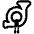 Postal Horn High Contrast Emoji from Fluent Emoji High Contrast Set