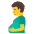 Pregnant Man Emoji from Noto Emoji Set