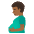 Pregnant Man Medium Dark Skin Tone Emoji from Noto Emoji Set
