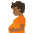 Pregnant Person Medium Dark Skin Tone Emoji from Noto Emoji Set