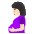 Pregnant Woman Light Skin Tone Emoji from Noto Emoji Set