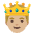 Prince Medium Light Skin Tone Emoji from Noto Emoji Set