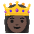 Princess Dark Skin Tone Emoji from Noto Emoji Set