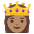 Princess Medium Skin Tone Emoji from Noto Emoji Set