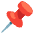 Pushpin Emoji from Noto Emoji Set