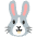 Rabbit Face Emoji from Noto Emoji Set