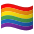 Rainbow Flag Emoji from Noto Emoji Set