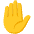 Raised Hand Emoji from Noto Emoji Set