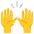 Raising Hands Emoji from Noto Emoji Set