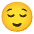 Relieved Face Emoji from Noto Emoji Set