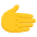 Rightwards Hand Emoji from Noto Emoji Set
