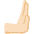 Rightwards Pushing Hand Light Skin Tone Emoji from Noto Emoji Set