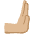 Rightwards Pushing Hand Medium Light Skin Tone Emoji from Noto Emoji Set