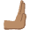 Rightwards Pushing Hand Medium Skin Tone Emoji from Noto Emoji Set