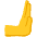 Rightwards Pushing Hand Emoji from Noto Emoji Set