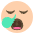 Sleepy Yawn Emoji from EmojiTwo Colors Set