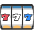 Slot Machine Emoji from EmojiTwo Colors Set