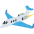 Small Airplane Emoji from EmojiTwo Colors Set