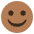 Smiley Brown Emoji from EmojiTwo Colors Set