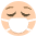 Smiling Face With Closed Eyes Emoji from EmojiTwo Colors Set