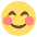 Smiling Face With Smiling Eyes Emoji from EmojiTwo Colors Set