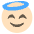 Smiling Halo Emoji Emoji from EmojiTwo Colors Set
