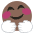 Smiling Hug Emoji Emoji from EmojiTwo Colors Set