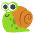 Snail Emoji from EmojiTwo Colors Set