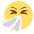 Sneezing Face Emoji from EmojiTwo Colors Set