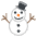 Snowman Without Snow Emoji from EmojiTwo Colors Set