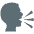 Speaking Head Emoji from EmojiTwo Colors Set