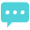 Speech Balloon Emoji from EmojiTwo Colors Set