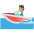 Speedy Boat Ride Emoji from EmojiTwo Colors Set