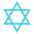 Star Of David Emoji from EmojiTwo Colors Set