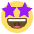 Star Struck Emoji from EmojiTwo Colors Set