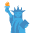 Statue Of Liberty Emoji from EmojiTwo Colors Set