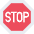 Stop Sign Emoji from EmojiTwo Colors Set