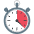 Stopwatch Emoji from EmojiTwo Colors Set