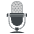 Studio Microphone Emoji from EmojiTwo Colors Set