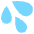 Sweat Droplets Emoji from EmojiTwo Colors Set
