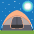 Tent Emoji from EmojiTwo Colors Set
