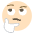 Thinking Face Emoji Emoji from EmojiTwo Colors Set