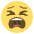 Tired Face Emoji from EmojiTwo Colors Set